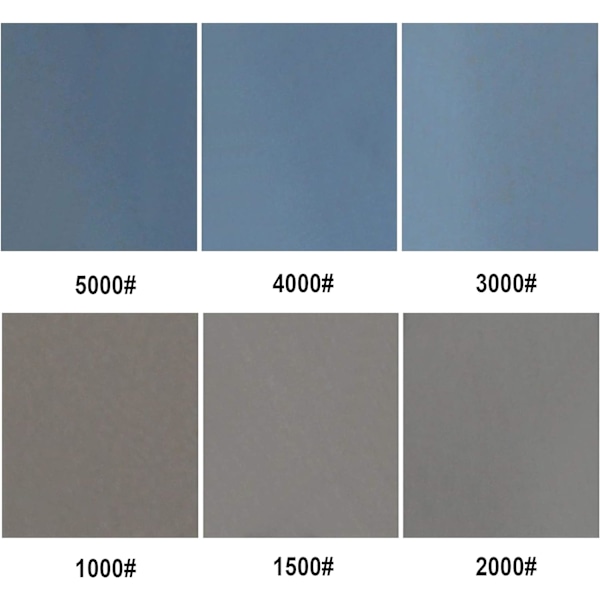 *Sandpapper 1000/1500/2000/3000/4000/5000 Torrt Grit Sandpapper för Wo*