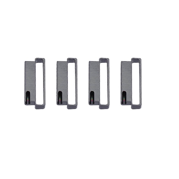 4 stk. rustfrit stål urforbindelse metal ét-stykke smart ur adapter urrem tilbehør kompatibelt til Huawei Watch (20 mm)