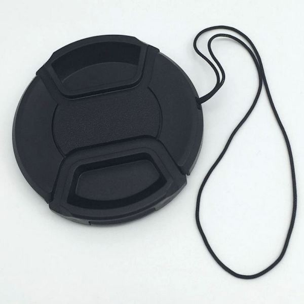 49mm Objektivskydd 2-pack Snap-on Framkamera Objektivskydd för Canon Nik