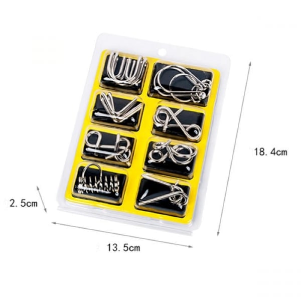 #Älyllinen avaaminen kahdeksan osan sarja, metallipuzzleja, älypelejä#