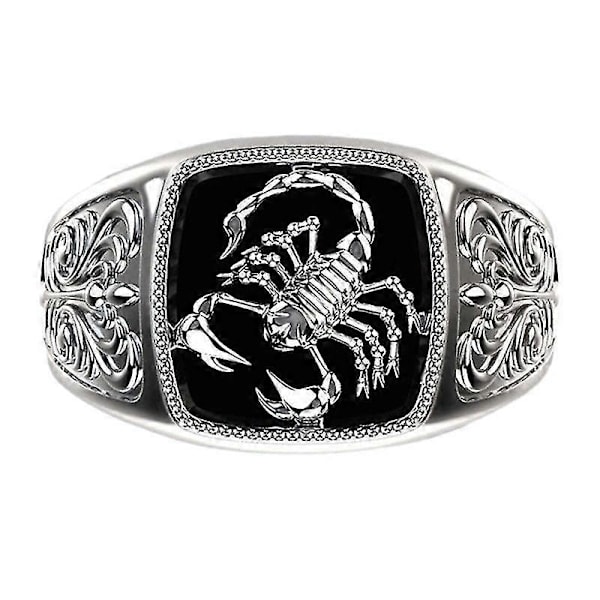 1/5/10 stk. Retro Sølv Scorpio Herre Mode Kreativ Ring Jubilæum Fødselsdag Punk Stil Luksus Smykker
