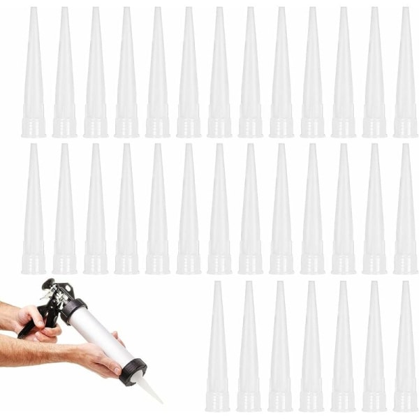40 stk. Dysetips i silikon for pistol, silikon-dysetips, erstatning
