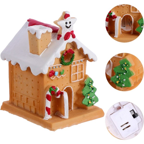 /#/Ljus jul pepparkakshus LED träbelyst jul/#/