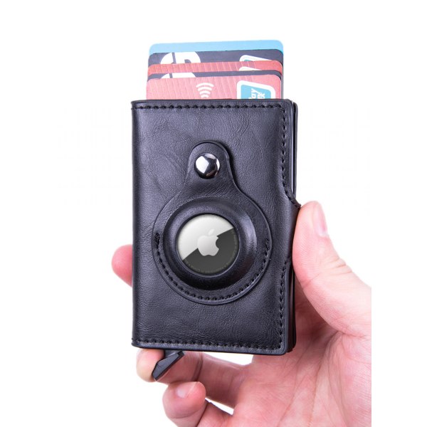 #Plånbok Airtag Plånbok Smalt Plånbok Myntfack RFID-skydd Mini Smart#