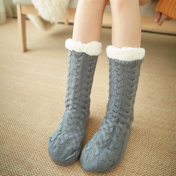 #Koselige og varme sokker med anti-skli#