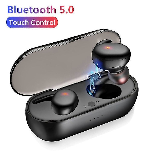 Langattomat kuulokkeet, kannettavat, älykkäät kosketusohjaimet, ladattavat, Bluetooth-yhteensopivat 5.0 nappikuulokkeet juoksuun