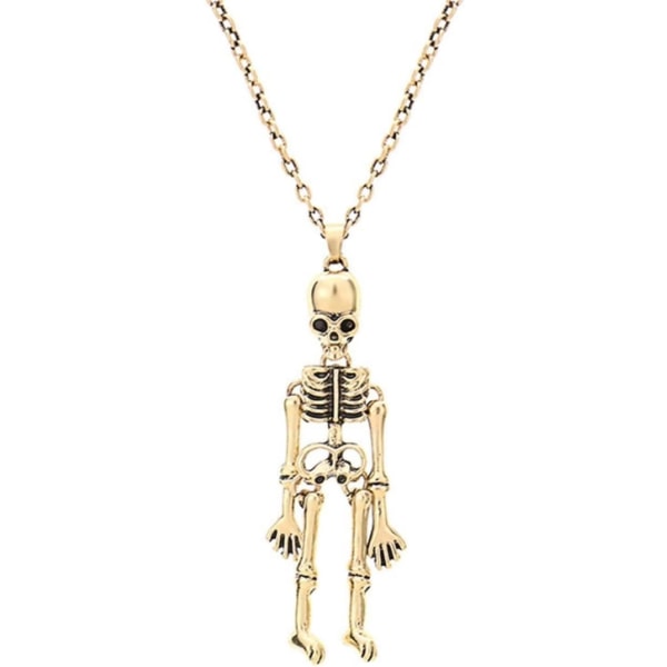 #Friendship Magnet Skeleton Skull Necklaces Halloween Magnet Necklace for#