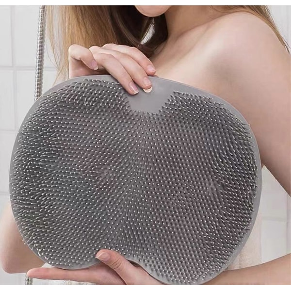 Monitoiminen suihkumatto, jalkojen suihkuharja, selän suihkuharja, lievittää tehokkaasti väsymystä (harmaa, 30*21cm)
