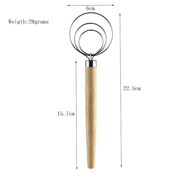#Ægpisker, smørpisker, bageudstyr, 23 cm#