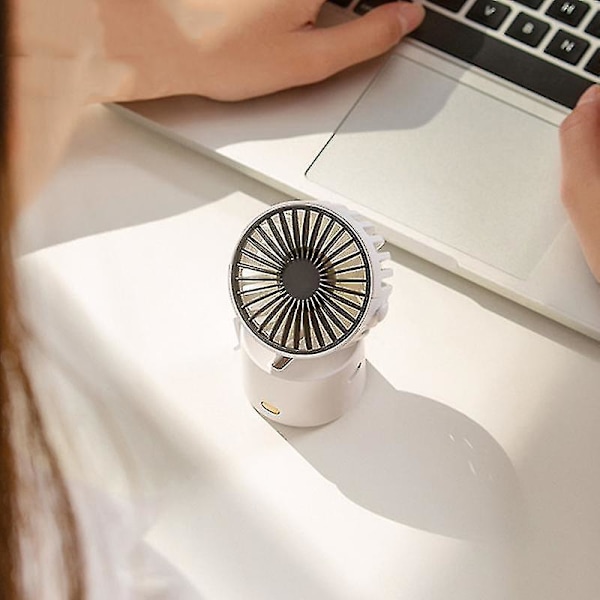 Kannettava pieni tuuletin, mini kädessä pidettävä USB ladattava henkilökohtainen tuuletin, pieni tasku