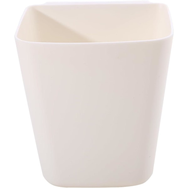 Hængende Makeup Blyantholder Utility Rullebord Organizer Pladsbesparende Køkken Opbevaringsspande Små Hængende Spande til Hjemmekontor, Hvid