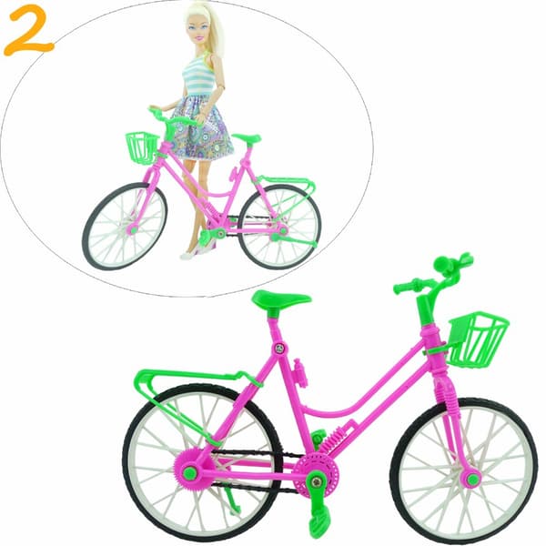 #Barbie Dockhus och Cykeltillbehör - Grön, Lekhus Educa#