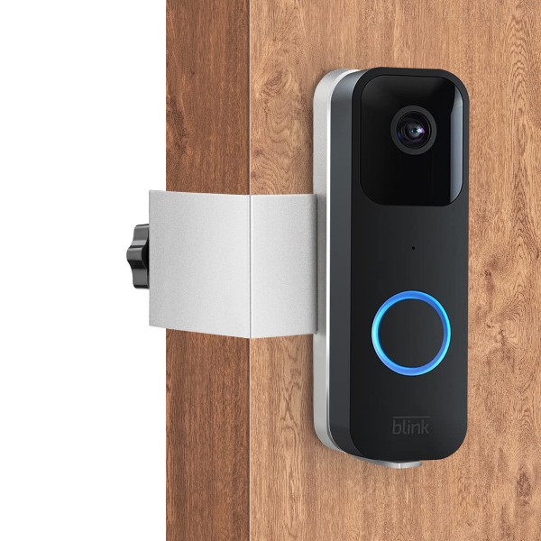 Blink Video Doorbell Monteringsklips (Sølv) - Ingen Boring - Annonsering