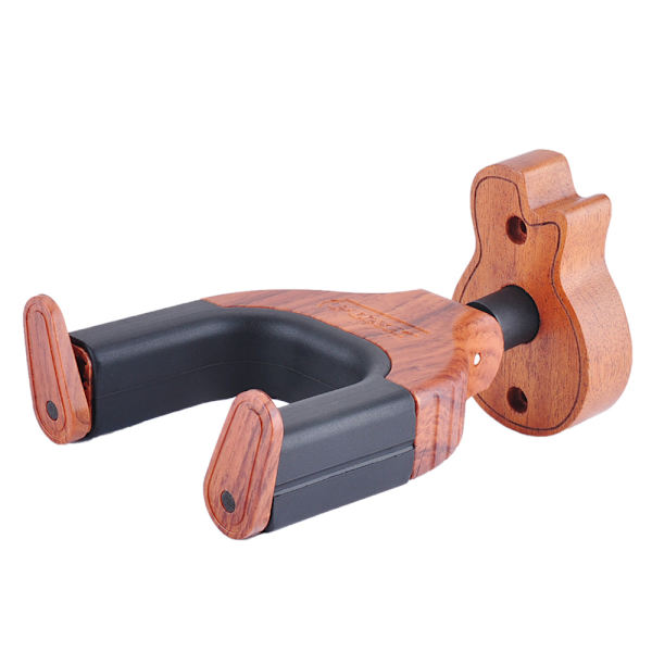#Veggkrok for gitar Gitar krok med automatisk lås for alle elektriske akustiske klassiske bassgitarer Bøk tre gitar med gitarformet base#