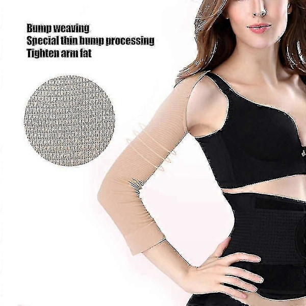 Dame Overarmsformer Slankende Kropsformer Kompressionsærmer Pukkelryg Holdningskorrigerende Toppe Ryg Skulder Shapewear Støtte