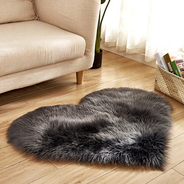 #Plush faux fur julgransmatta julgransfot julgransmatta hjärtformad#