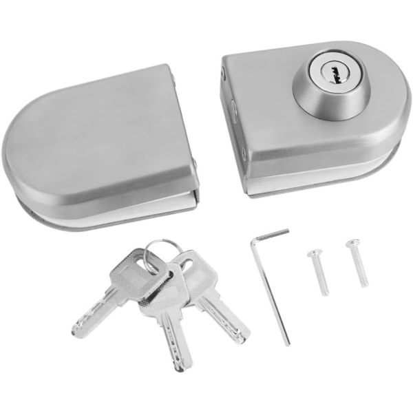 Lasioven lukko, varkaudenesto, 10~12mm, ruostumaton teräs, avaimella