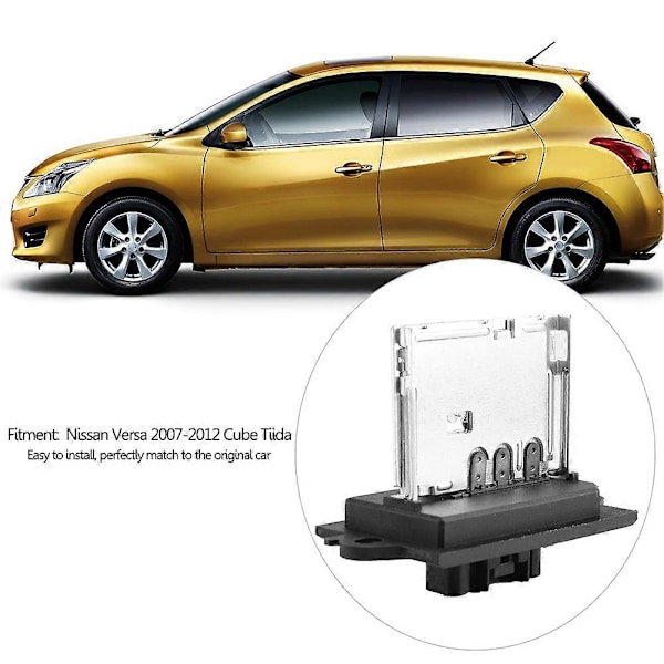 Varmeblæsermotor Modstand til Nissan Versa 2007-2012 Cube Tiida