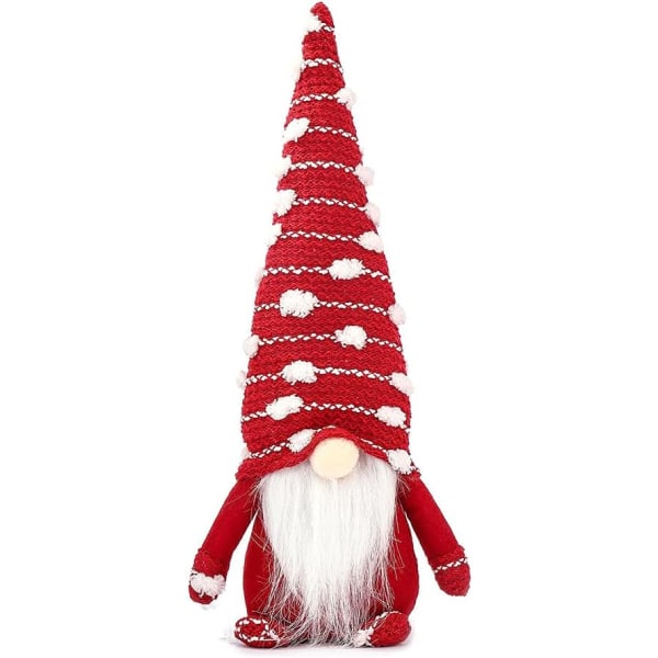 *Julgransprydnader Plyschdvärg Faceless Doll Dwarf Christmas Tre*