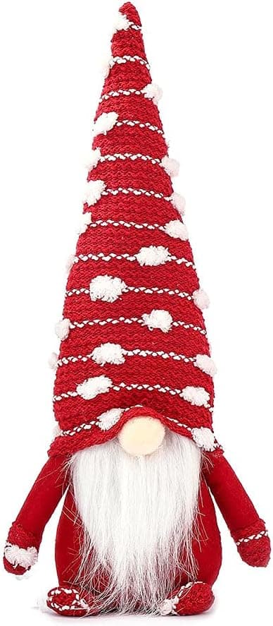 *Julgransprydnader Plyschdvärg Faceless Doll Dwarf Christmas Tre*