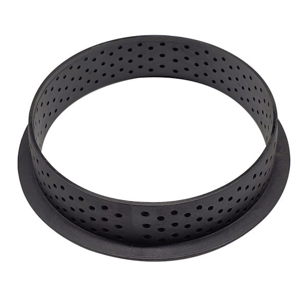 #Stycken Kakform Runda Formar Bakning Perforerade Ringar Icke-Klibbiga Bakverksskärare Ring för Kakdekoration#