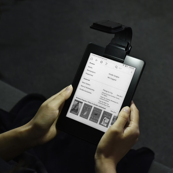 /#/LED-læselampe med genopladelig 4 justerbar lysstyrke foldbar natlæsning med magnetiske lampeclips til bøger Tablet iPad bærbare computere osv./#/