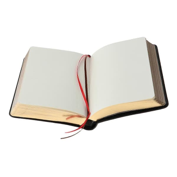 Sort A6 Papirstørrelse Notesbog Bærbar Blank Notesbog til Maleri, Dagbog