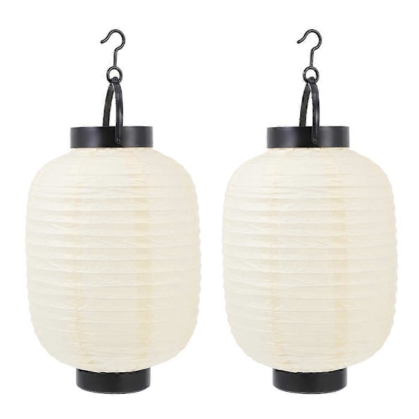 2 stk. Papir Japansk Lykt Lampe Dekorativ Papir Hengende Japansk Lykt for Hjemmet