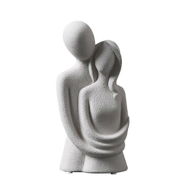 Kramande par skulptur modern heminredning romantisk kärleksstaty