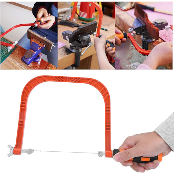 *Mini Scroll Saw, U-formad aluminiumlegering, justerbara juniorhänder*