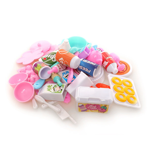 #33 osaa keittiötarvikkeita nukkekodille ja Barbie-nukelle, Mini-keittiö