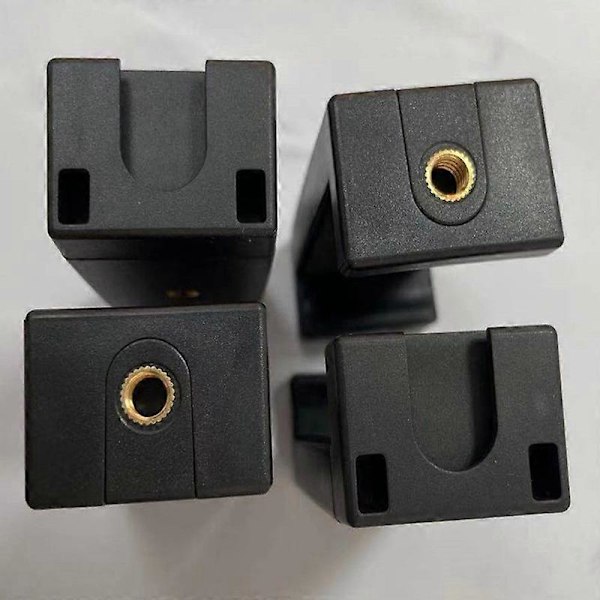 3 stk. 1/4 Interface Mobiltelefon Klips Selfie Stick E Klips Beslag Mount Holder Klemmer