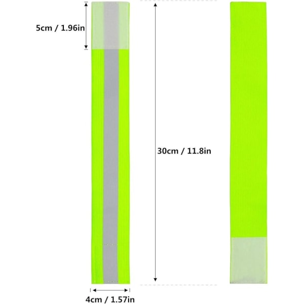 Säkerhetsväst + Reflekterande Säkerhetsarmband, Reflekterande Justerbar