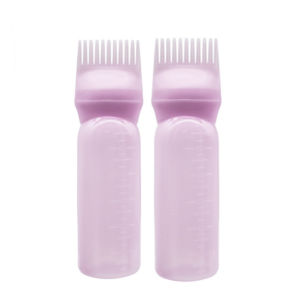 /#/Tom applikator för hårkam 7 oz klämflaska, rosa/#/