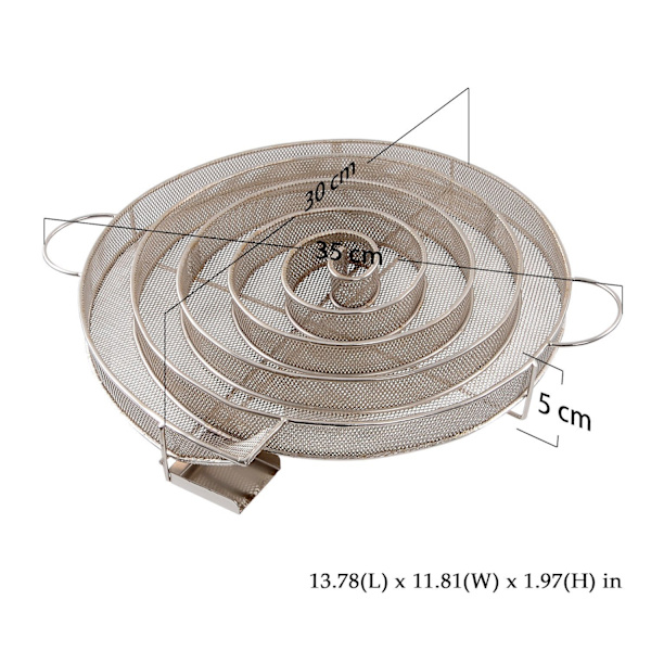 Kold Røgsgenerator til Kød Fisk Røger 35*30*5CM