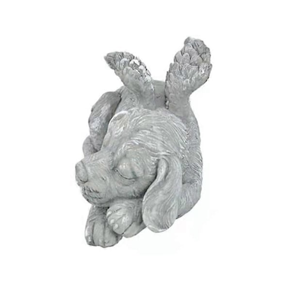 Design Toscano Hundeengel Kjæledyr Minnesmerke Gravmarkør Hyllest Statue