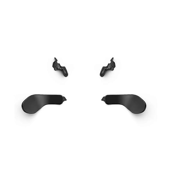 Til Edge Elite Grip Metal Back Keys 4-delt sæt Elite Grip Bærbart tilbehør Trækflapper, Sort