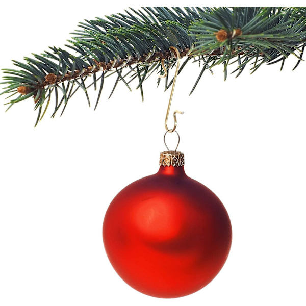 Julgranskulor Krokar Dekorationskrokar Rostfritt Stål Metall S Krokar För Upphängning Jul, mini Julgranskulor Boll Dekoration Häng Diy Hantverk