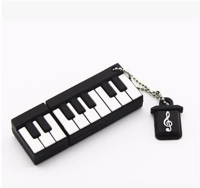 *Klaverformet USB 2.0 Flashdrev USB Disk Pen Drive (Sort, 16GB)*