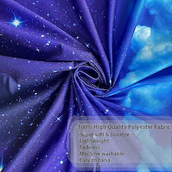 Natt Himmel Gobeläng, Mörkblå Kosmisk Stjärnklar för Sovrum Sovsal Vardagsrum Kontor Daglig Dekorativ Gobeläng Väggkonst Deco Gobeläng 150 cm x