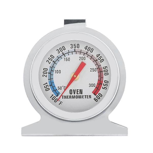 Ovntermometer 50-300C, 100-600F, Ovn Grill Stege Chef Røgeovn Termometer Øjeblikkelig Aflæsning Rustfrit Stål Mad Kød Termometer Måler Køkken