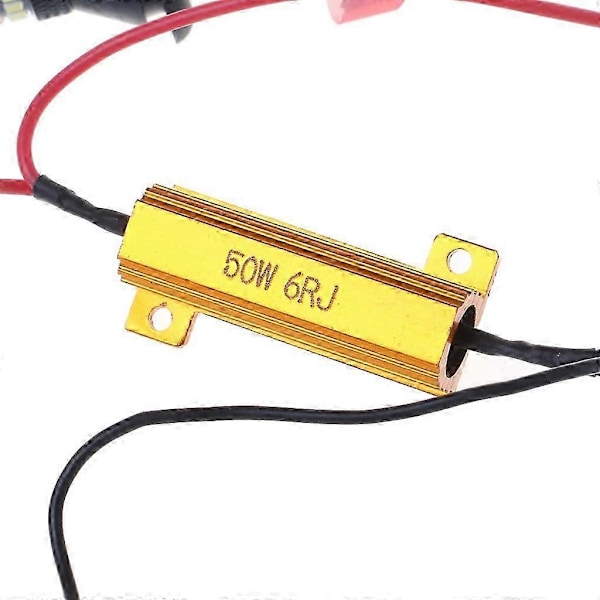 2 stk. T20 7440 96-LED 3014 50W tofarvet Switchback LED DRL blinklys sæt