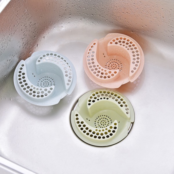 Rosa Sinkfilter Avløpsdeksel Hårfanger Sinkfilter Avløpsfilter