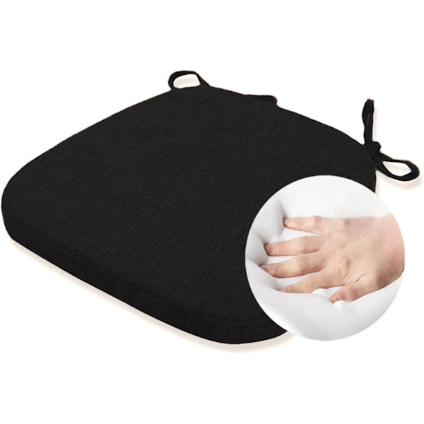 /#/Tuolinpehmuste siteillä ruokapöydän tuolille [16,5 x 16,2 tuumaa Bla/#/
