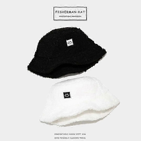 Vinter Dame Varm Faux Uld Shag Bucket Hat (Brun) 1 Stykke