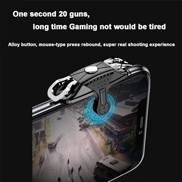 Mobil PUBG Spelkontroll Trigger för Telefon Gamepad L1R1 T