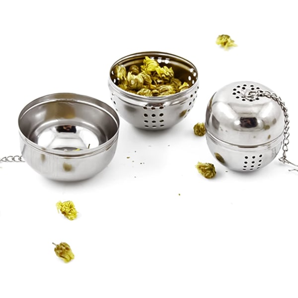 2 stycken rostfritt stål teinfuser, teinfuser, teinfuser St