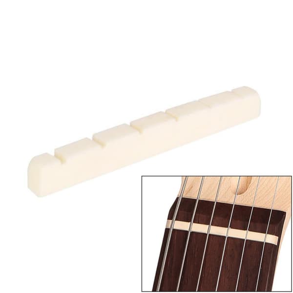 #(2 stycken)44mm Mutter LP Typ Gitarr Ben Notched Flat Base Mutter för USA Epiphone Elgitarr#