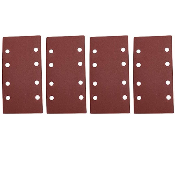 #36x slippapper - Excenterslippapper - Klibbiga slippapper med krok och ögla - Korn P 40/60/80/100 - 93 x 185 mm#