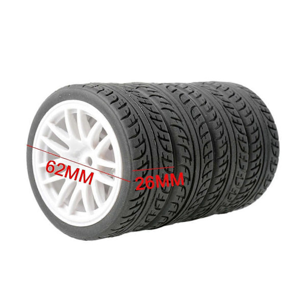 RC Bildäck 1/16 1/12 1/14 Bildelar Modifierad Montering För Wltoys Pojkar Vit